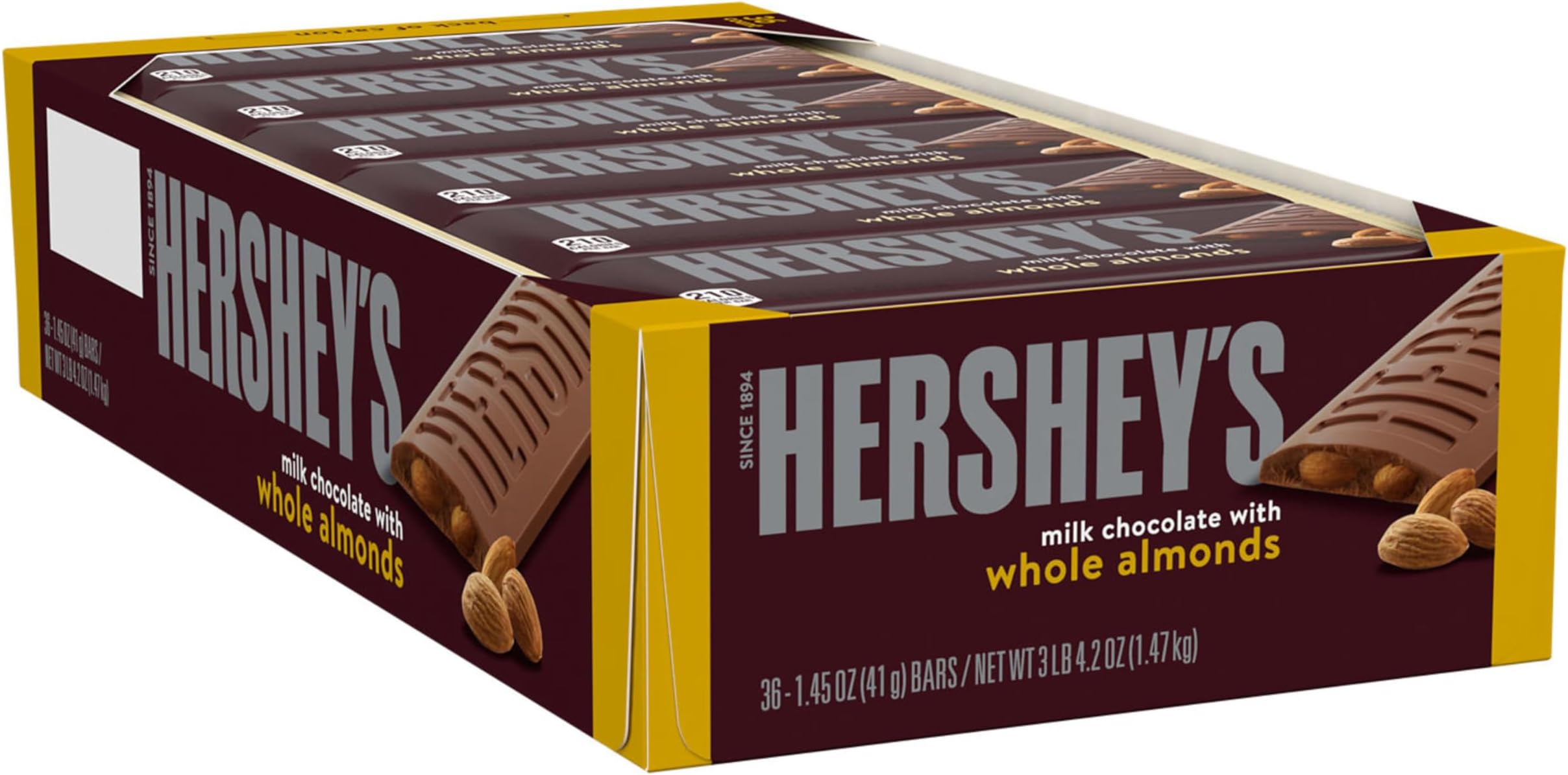 Hershey?s barra chocolate con almendras